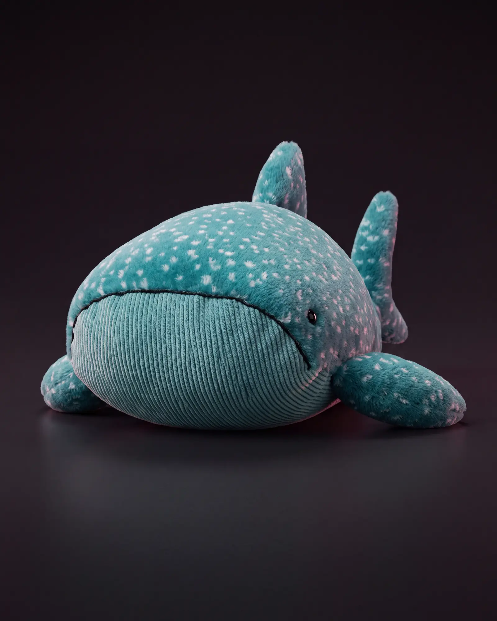 Gobfrey Whale Shark on a dark studio background.